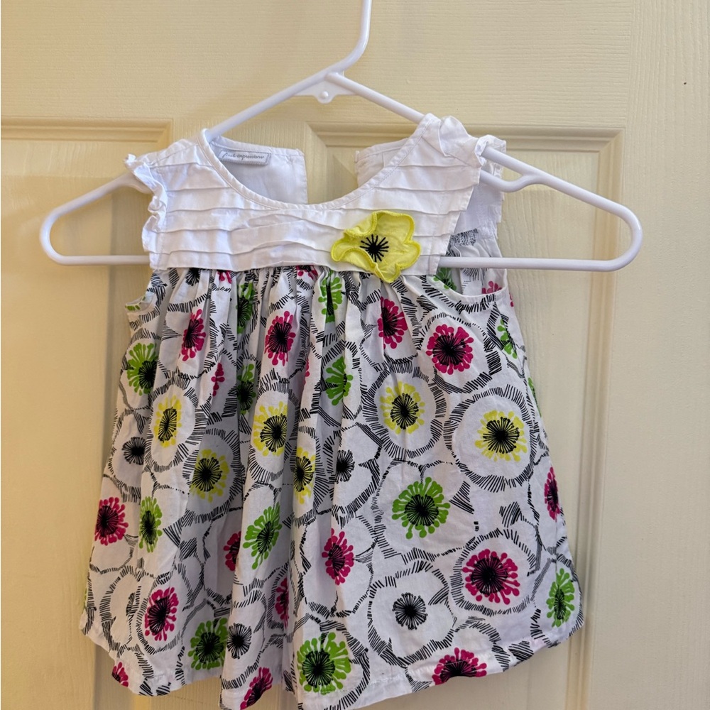 First Impressions Classic White Cotton Baby Outfit